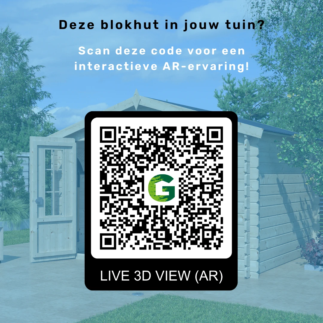 Woodlands Blokhut Salzburg Groen Geïmpregneerd 295 x 205 cm - Afbeelding 6